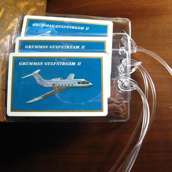 ✈️ Grumman Gulfstream II Luggage Tags - Picture 1 of 8